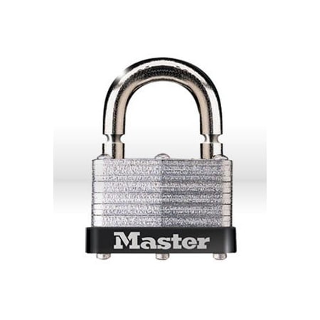 Master Lock Padlock, 1-3/4in. Steel Laminated Padlock Keyed Allike w/ breakaway shackle 500KABRK